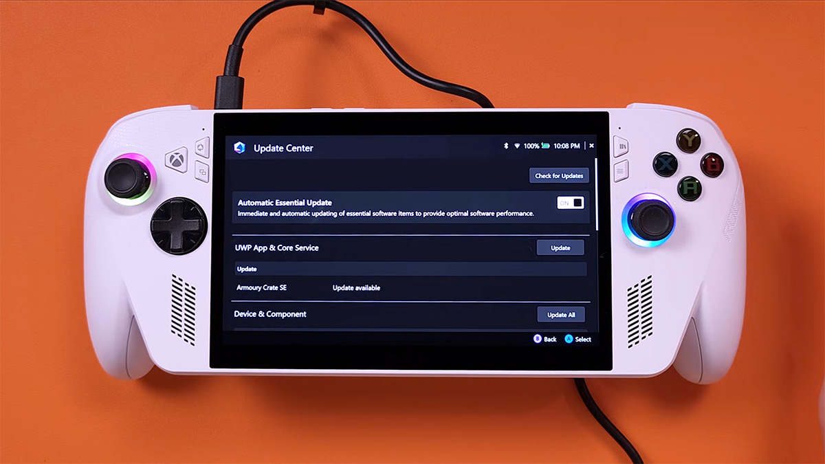ASUS ROG Xbox Ally Set Up Guide Armoury Crate Updates