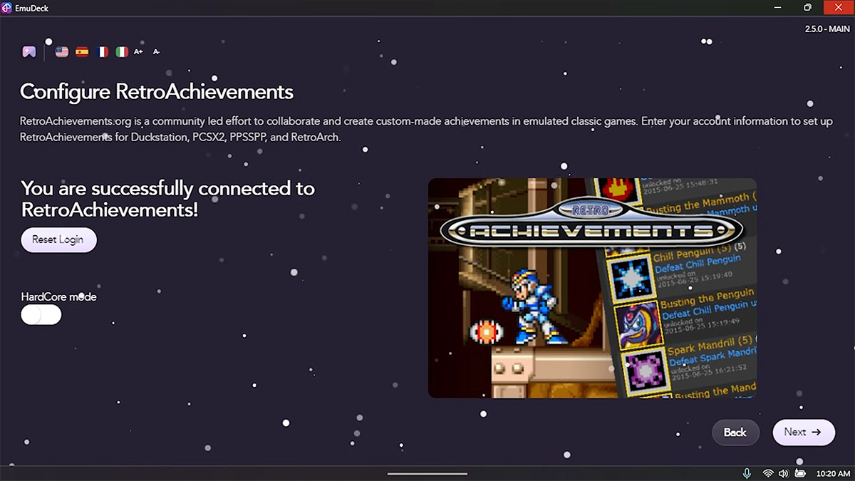 ASUS ROG Xbox Ally Set Up Guide - Configure RetroAchievements in EmuDeck