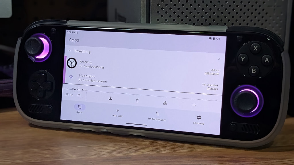 AYN Odin 3 Setup Guide - Obtainium - Streaming Section