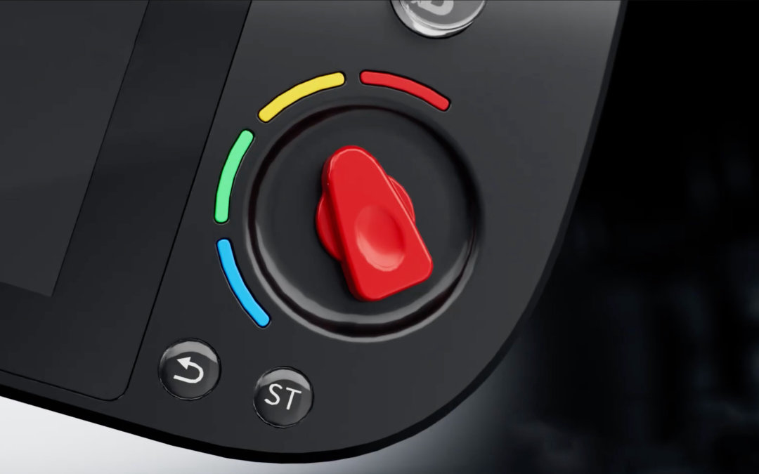 GameMT EX5 Performance Dial close-up render