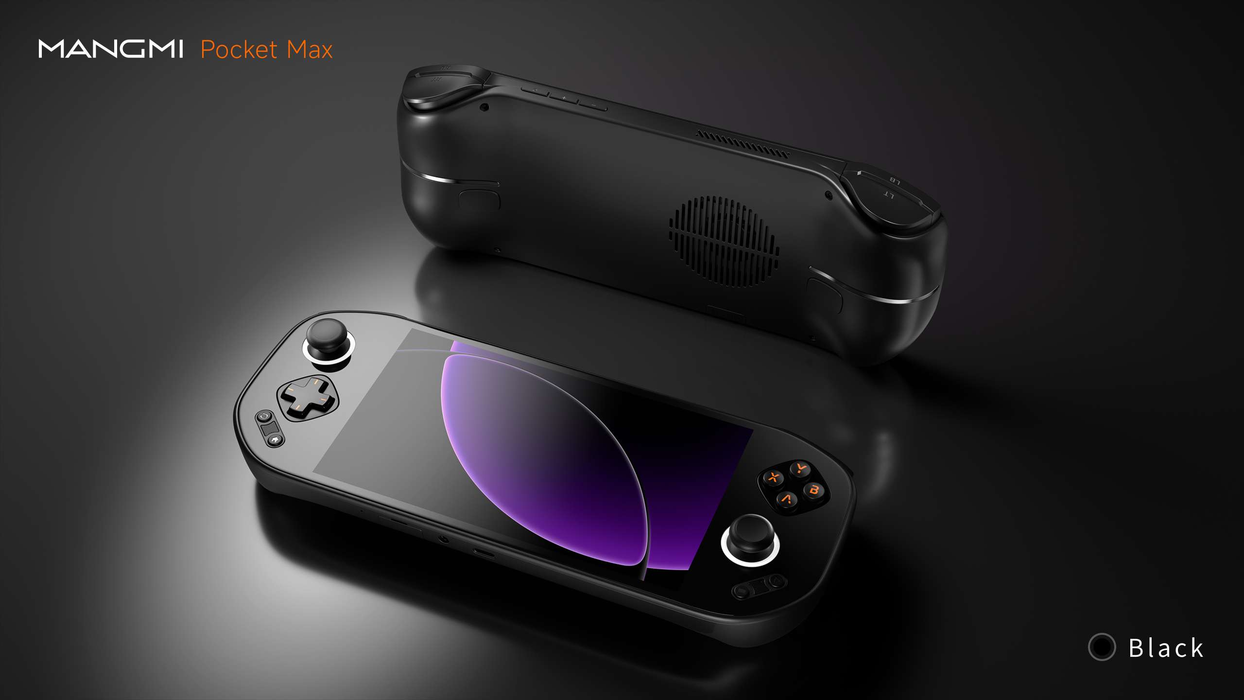 MANGMI Pocket Max Black Render - Retro Handhelds MANGMI Pocket Max Black Render