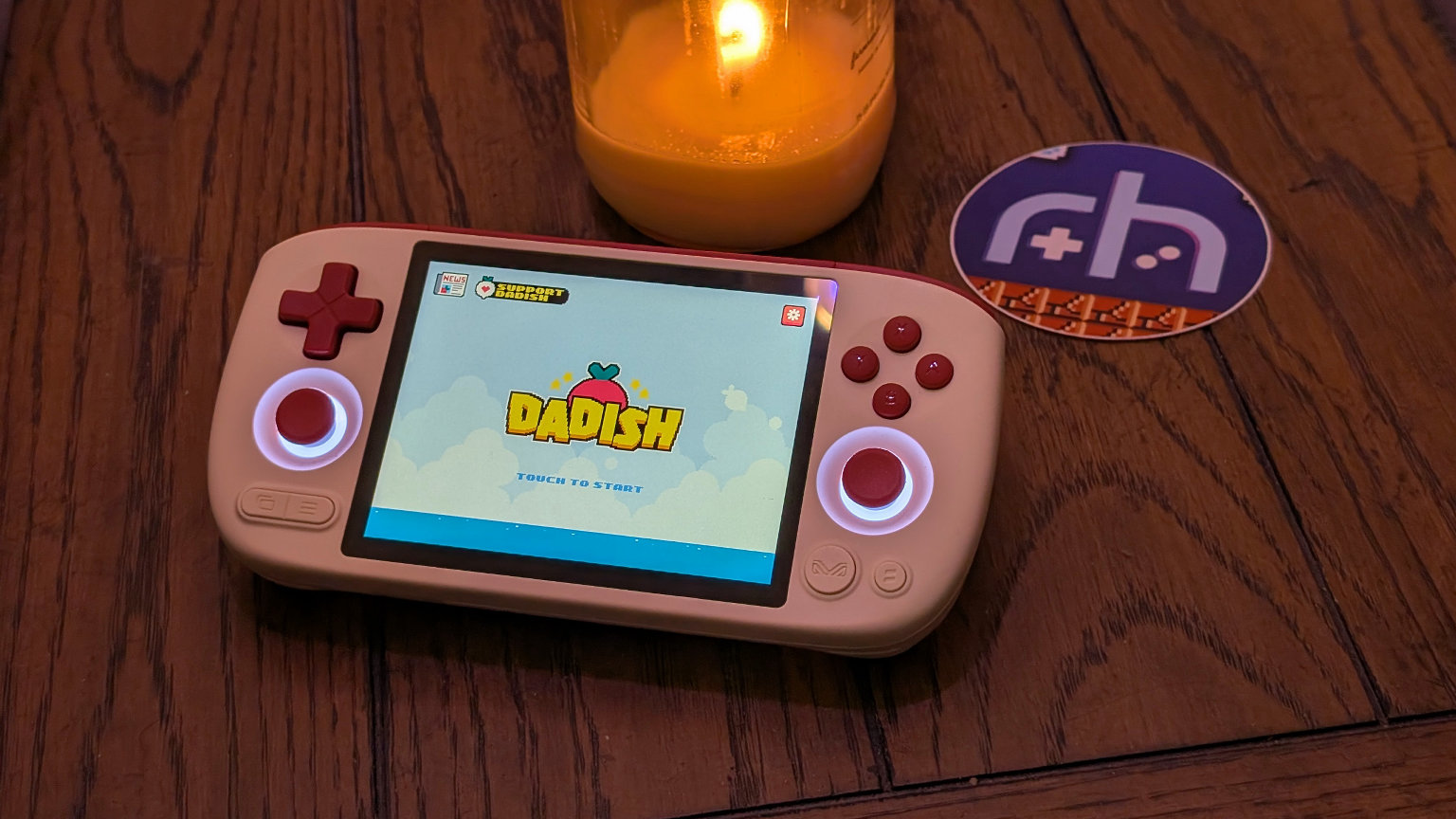 AYANEO Pocket Air Mini at Night - Retro Handhelds AYANEO Pocket Air Mini at Night