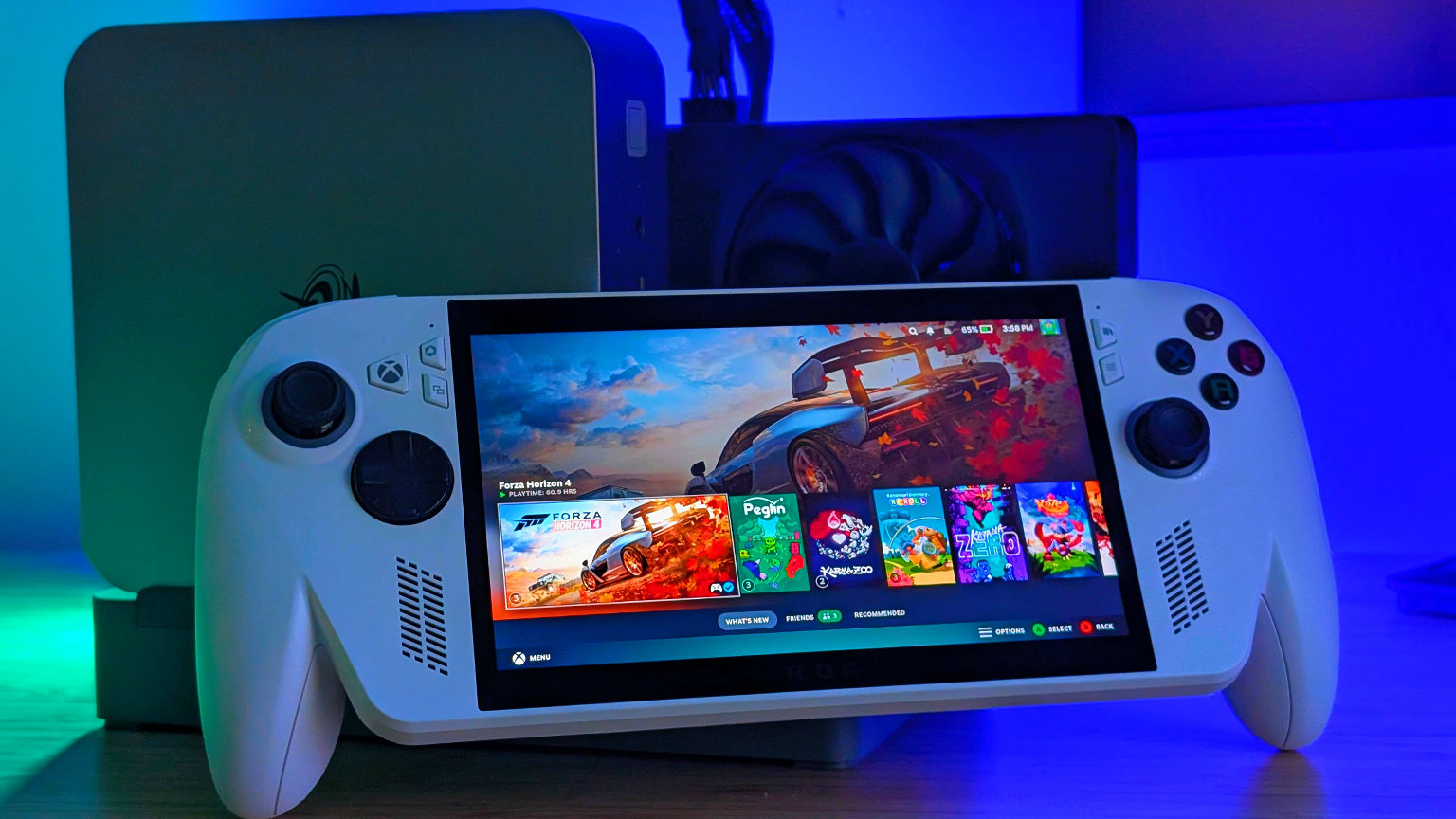 Xbox Ally Bazzite Home Screen