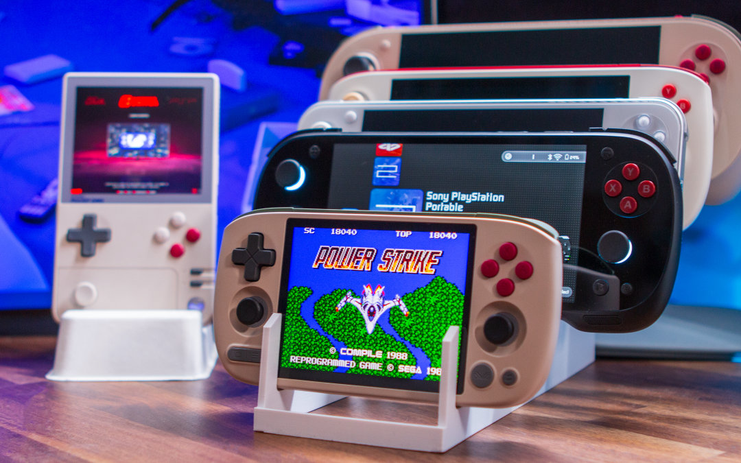 AYANEO Pocket AIR Mini, Pocket DMG, KONKR Pocket FIT, Pocket AIR Pocket, Pocket EVO - Stacked