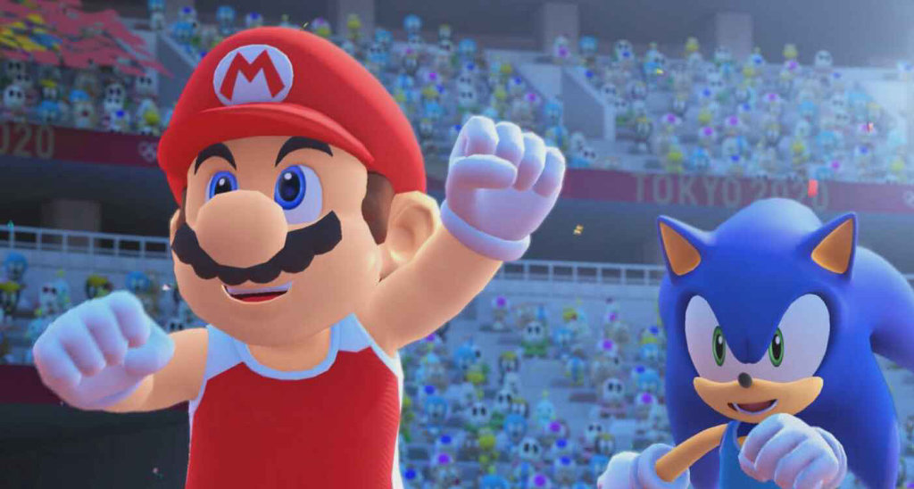 Mario and Sonic Olympics Banner