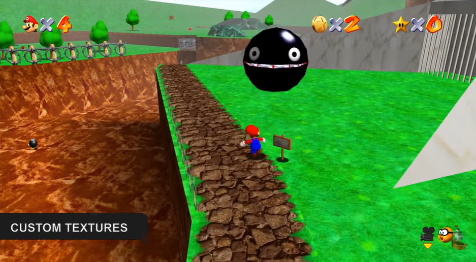 mario 64 chain chomb