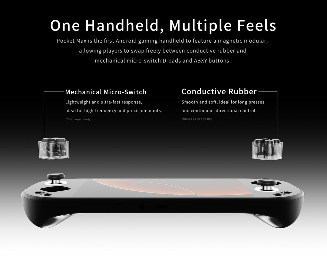 MANGMI Pocket Max - Swappable Controls