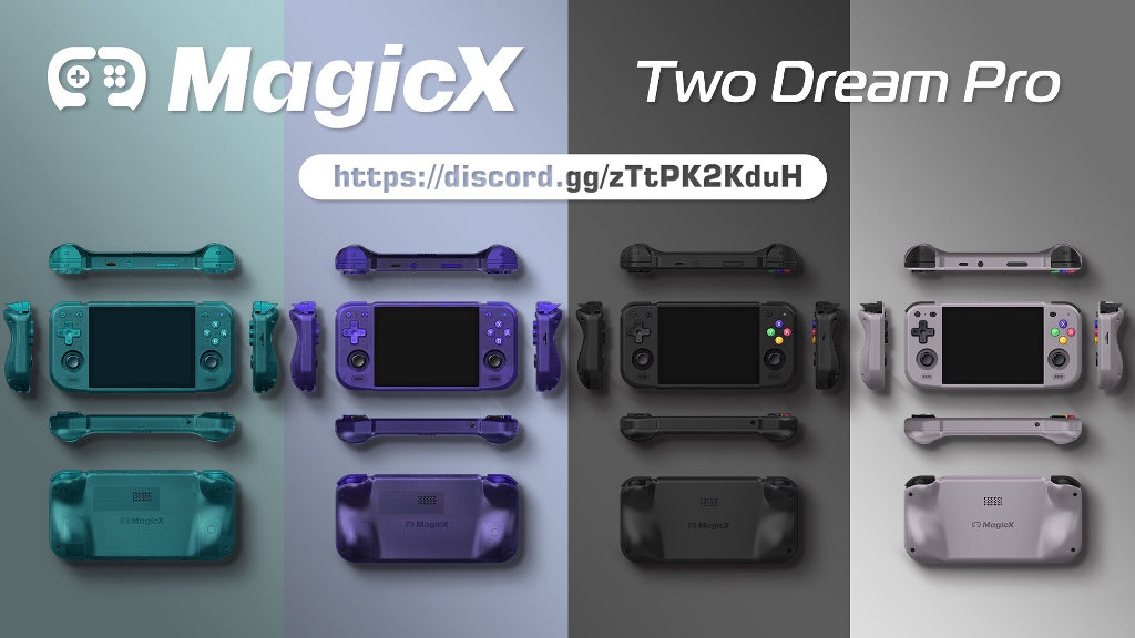 MagicX Two Dream Pro Colors Graphic | Retro Handhelds MagicX Two Dream Pro Colors Graphic