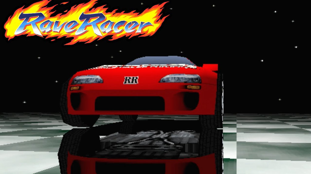 Rave Racer Banner - Retro Handhelds Rave Racer Banner