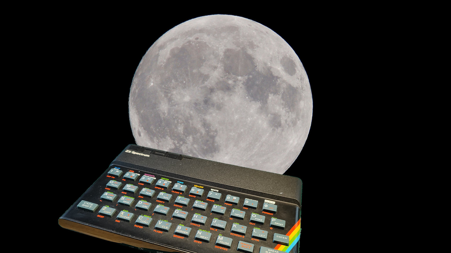 Man Flies ZX Spectrum To The Moon, Sort Of - Retro Handhelds Man Flies ZX Spectrum To The Moon, Sort Of