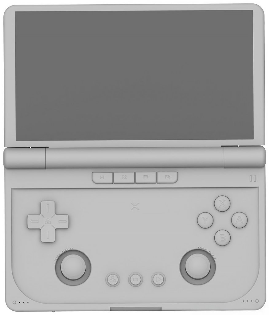 TrimUI Flap X1 CAD Render - 2