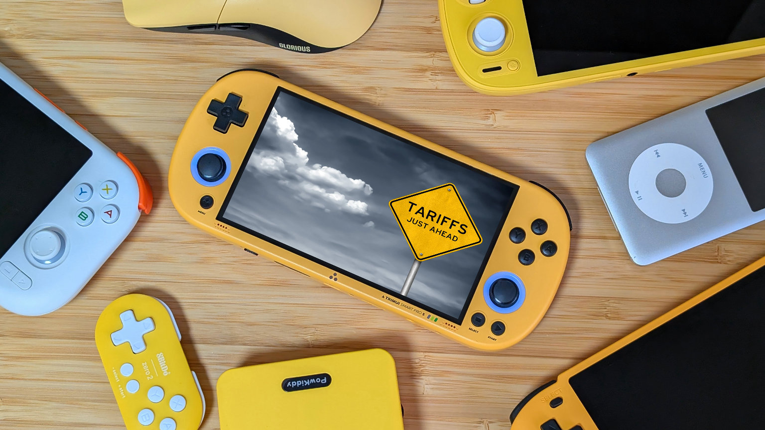 TrimUI Smart Pro S - Tariffs Graphic - Retro Handhelds TrimUI Smart Pro S - Tariffs Graphic