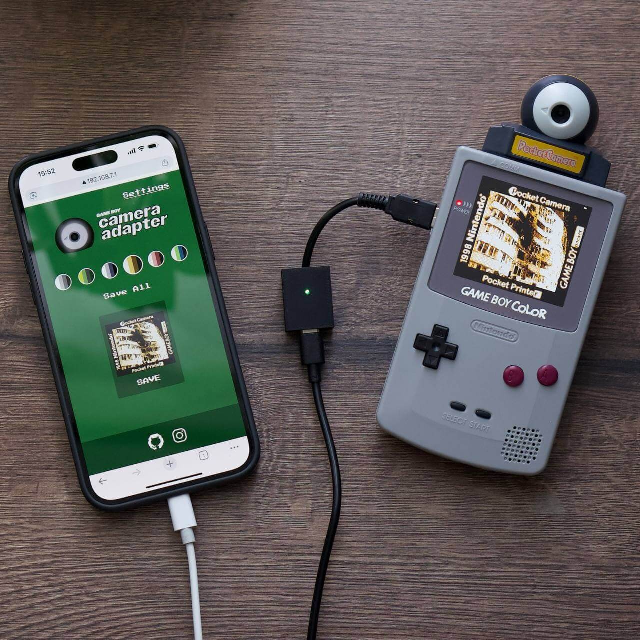 New DIY Adapter Beams Game Boy Camera Photos Straight To Your Phone ...