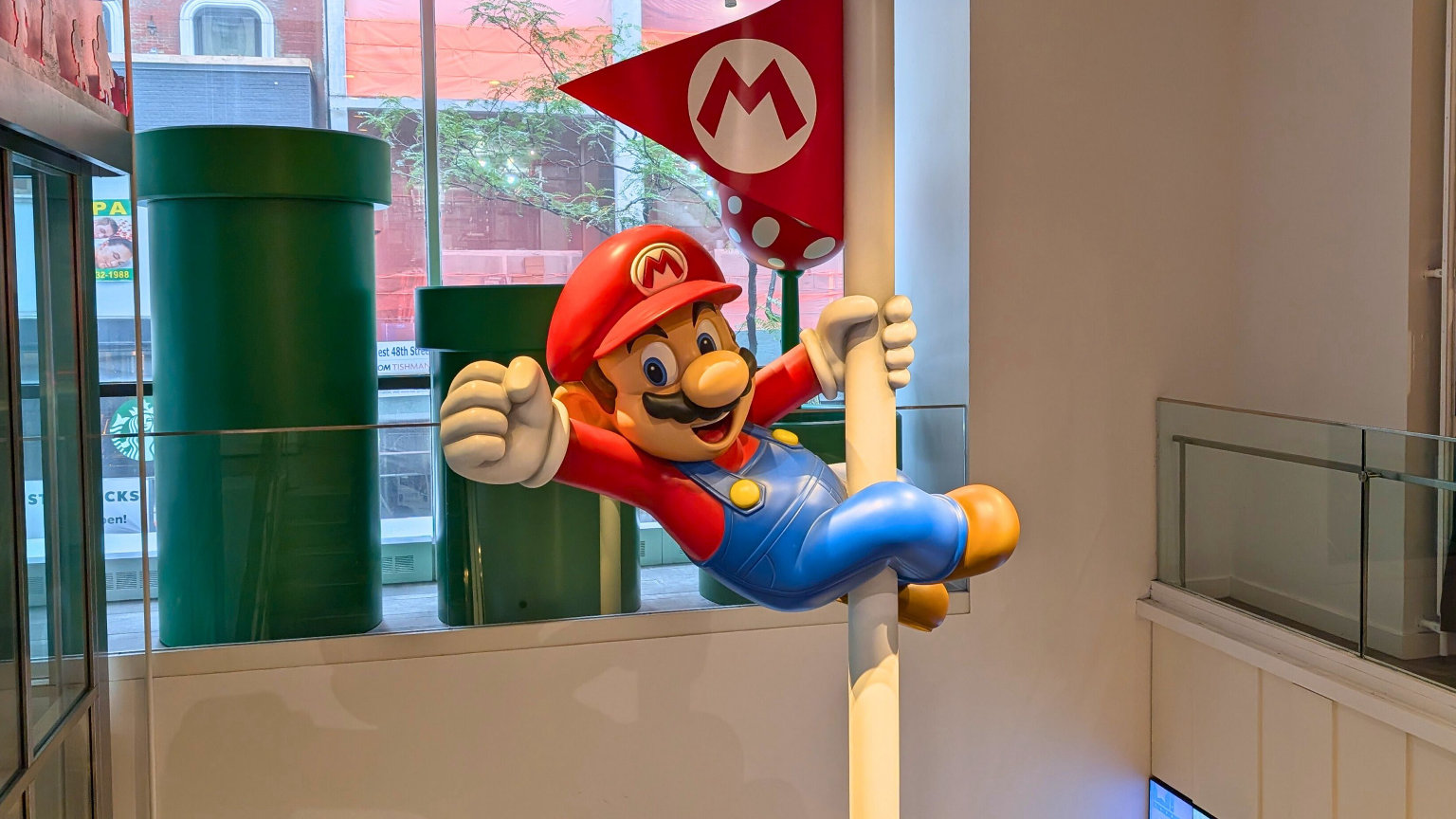 Mario at Nintendo Store in New York