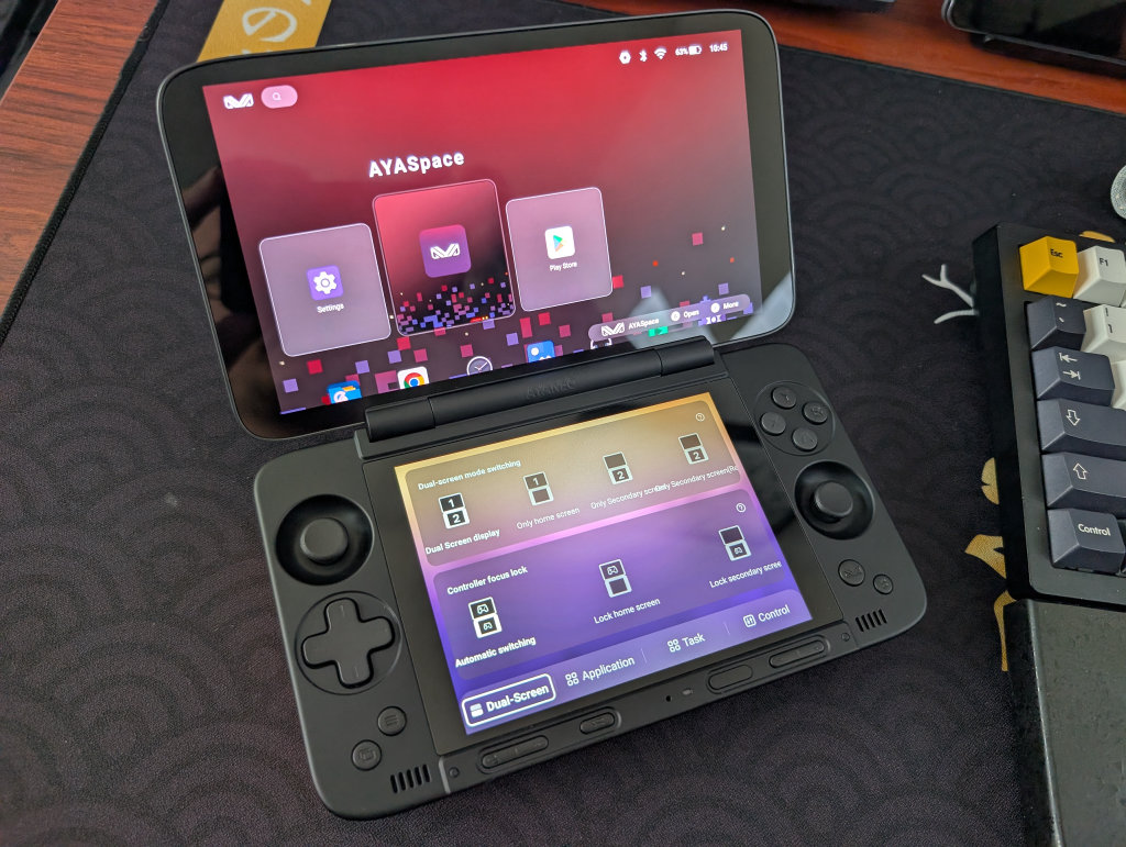 AYANEO Menu - Dual Screen