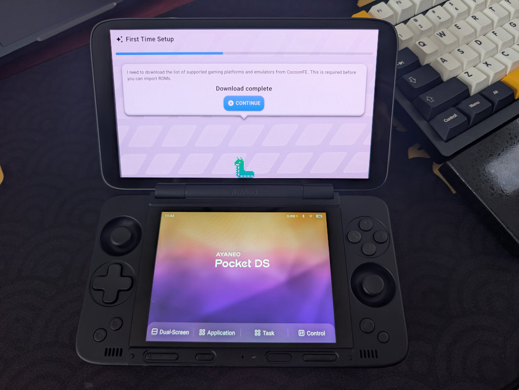 Cocoon setup has a very 3DS feel