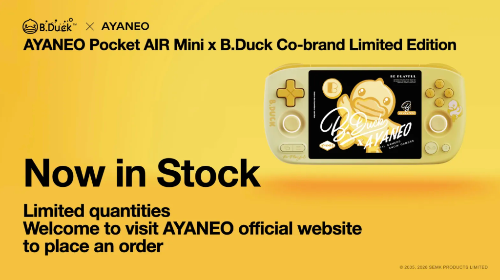 Pocket Air Mini B. Duck Website