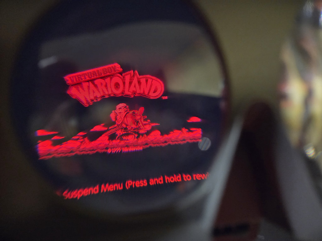 Wario Land through Nintendo Virtual Boy Lens