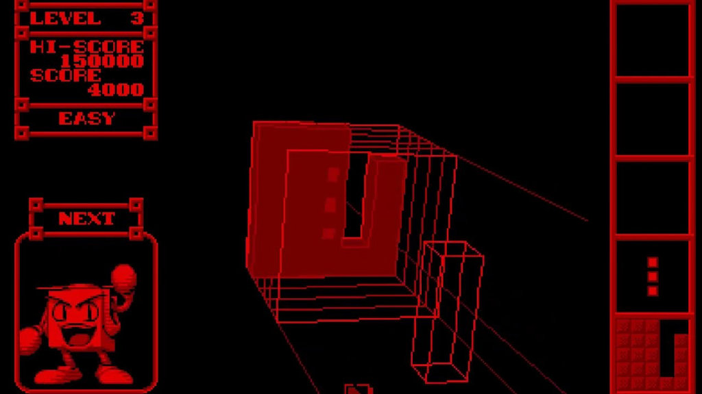 Tetris 3D on Nintendo Virtual Boy