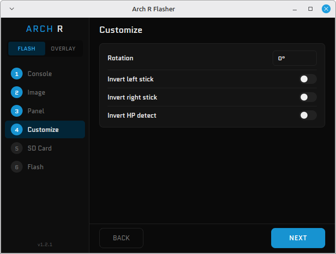 Arch_R_Flasher_Customize