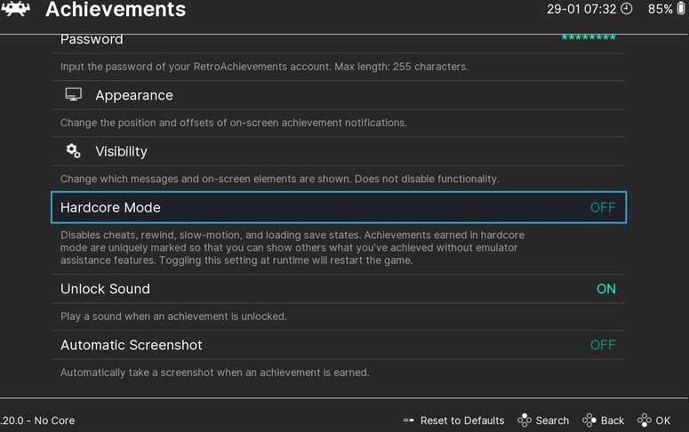 Hardcore Mode Disabled