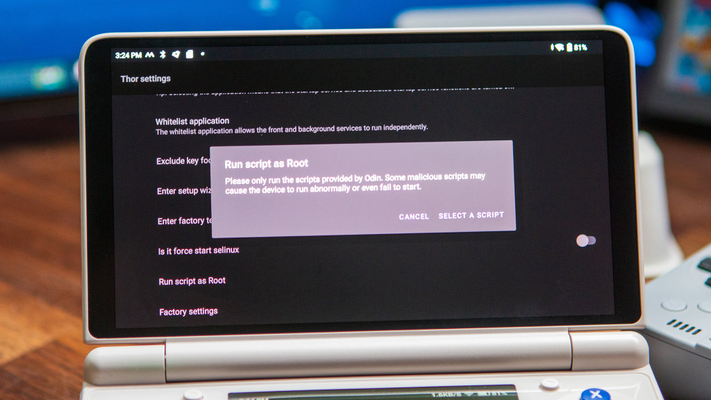Install Steam on Android with ROCKNIX - Run Script as Root on AYN and Retroid