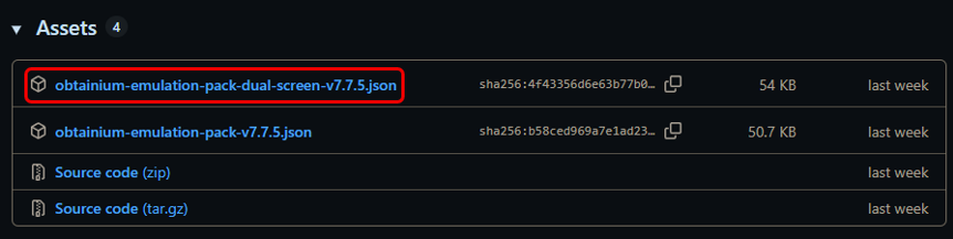 Obtainium Emulation Pack Dual Screen