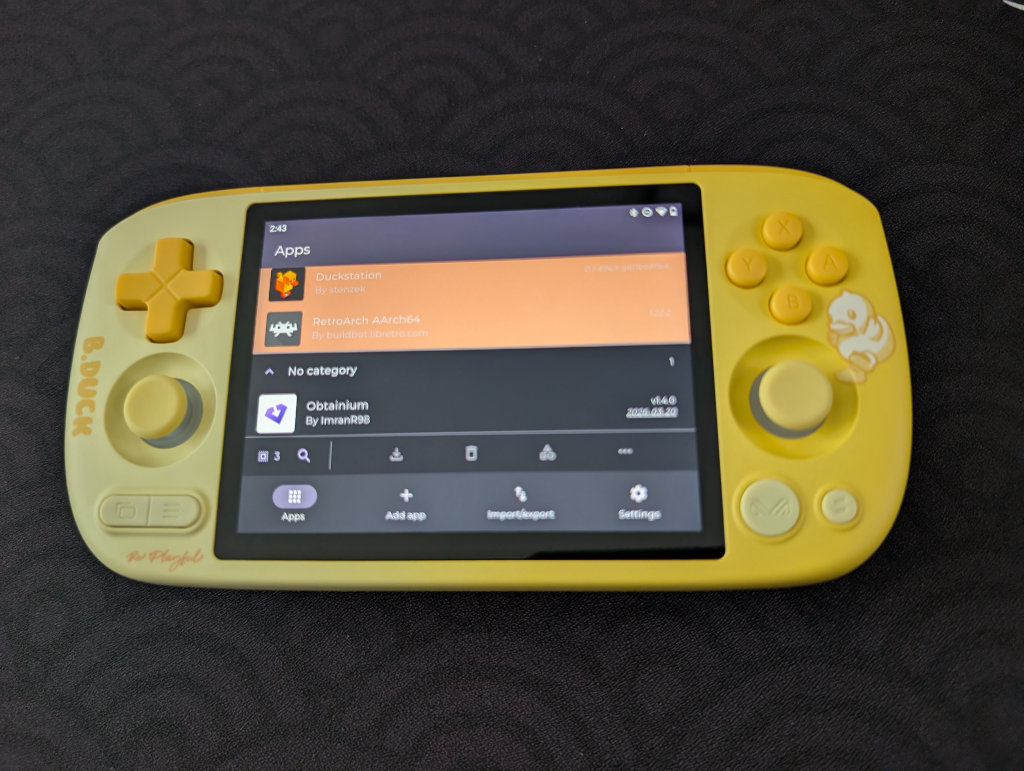 Obtainium on Pocket Air Mini