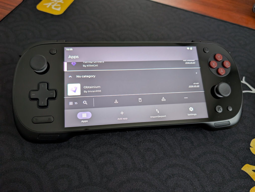 Obtainium on the Pocket Fit