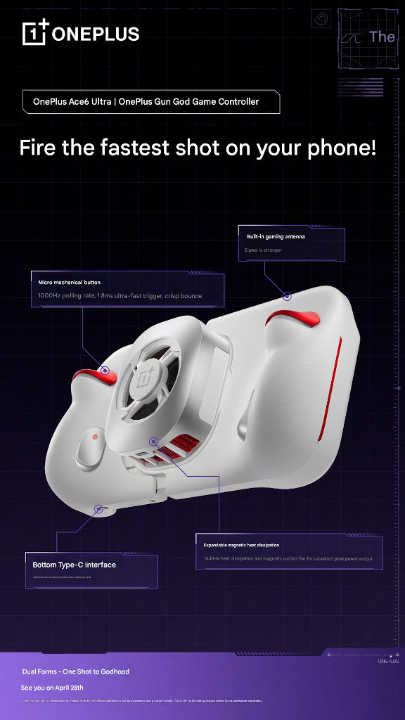 OnePlus Marksman Gaming Controller Promo
