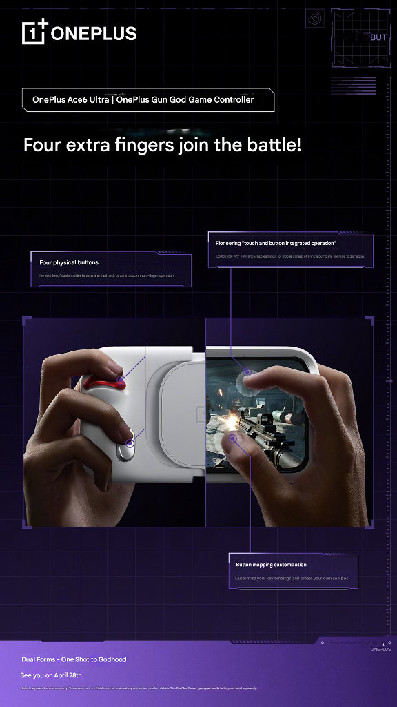 OnePlus Marksman Gaming Controller Promo