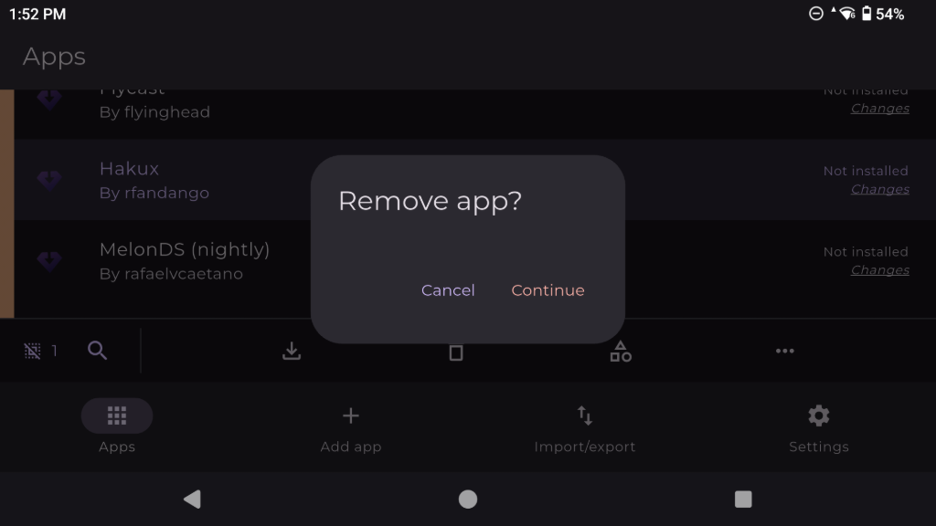 Removing-an-Apppng | Retro Handhelds Removing an App