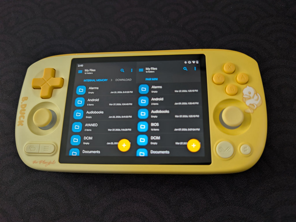 Solid Explorer on Pocket Air Mini