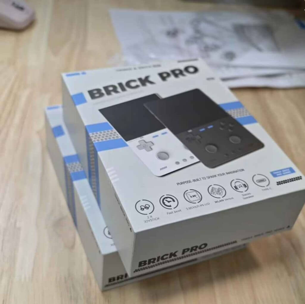 TrimUI Brick Pro Packaging - Leaked Image | Retro Handhelds TrimUI Brick Pro Packaging - Leaked Image