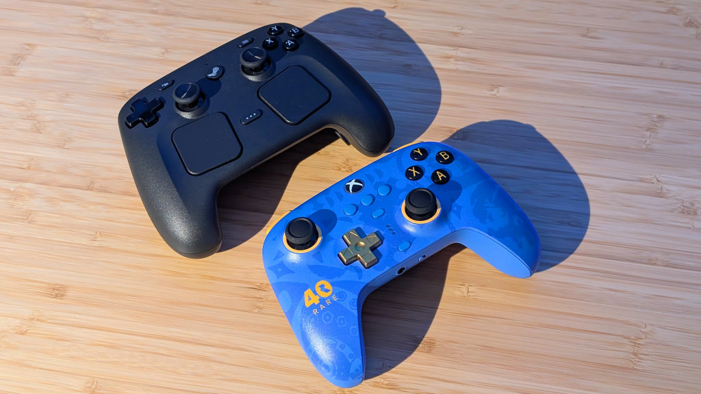 8BitDo Ultimate 3-Mode Controller Next to Steam Controller (2026) | Retro Handhelds 8BitDo Ultimate 3-Mode Controller Next to Steam Controller (2026)