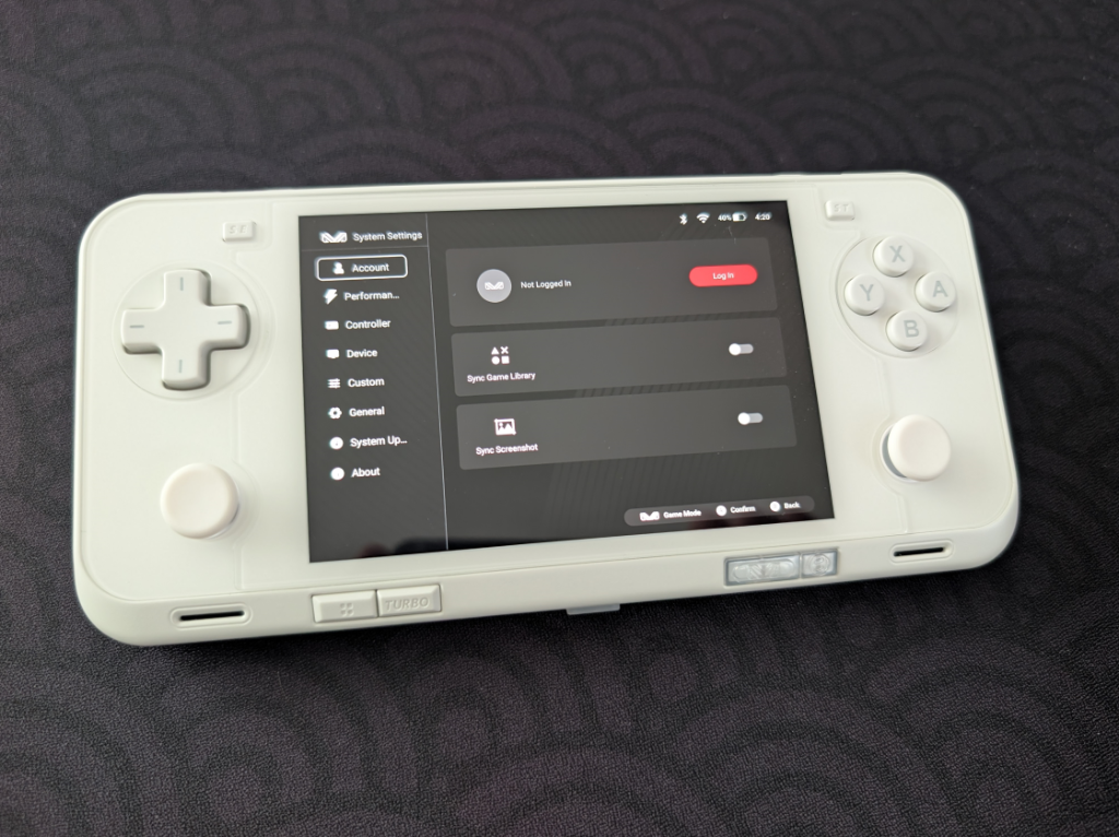 AYANEO System Settings