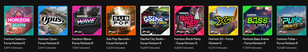 Forza Horizon 6 Radio Stations
