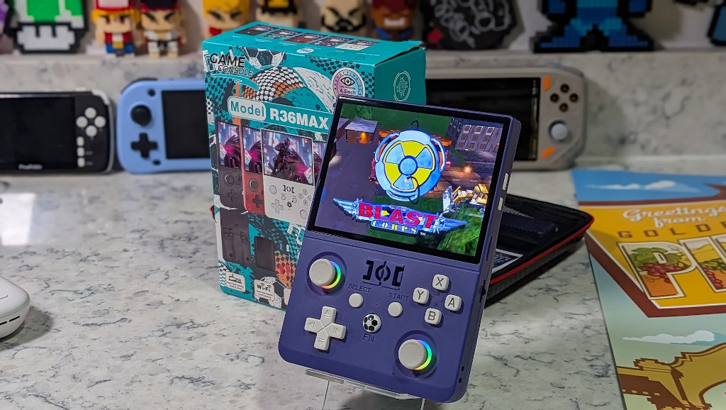 Game_Console_R36MAX2_Blast_Corps | Retro Handhelds Game_Console_R36MAX2_Blast_Corps
