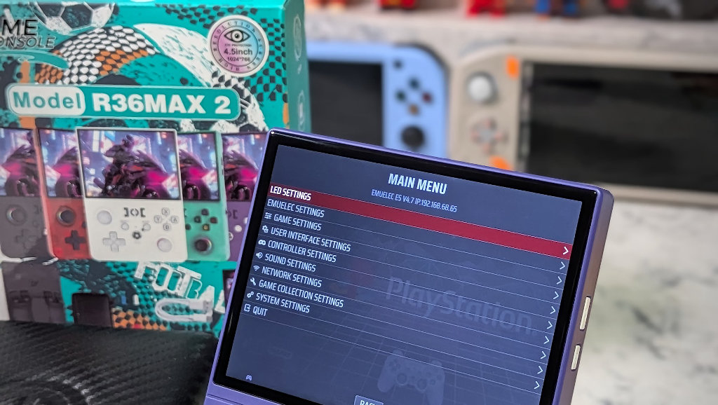 Game_Console_R36MAX2_EmuELEC_Menu | Retro Handhelds Game_Console_R36MAX2_EmuELEC_Menu
