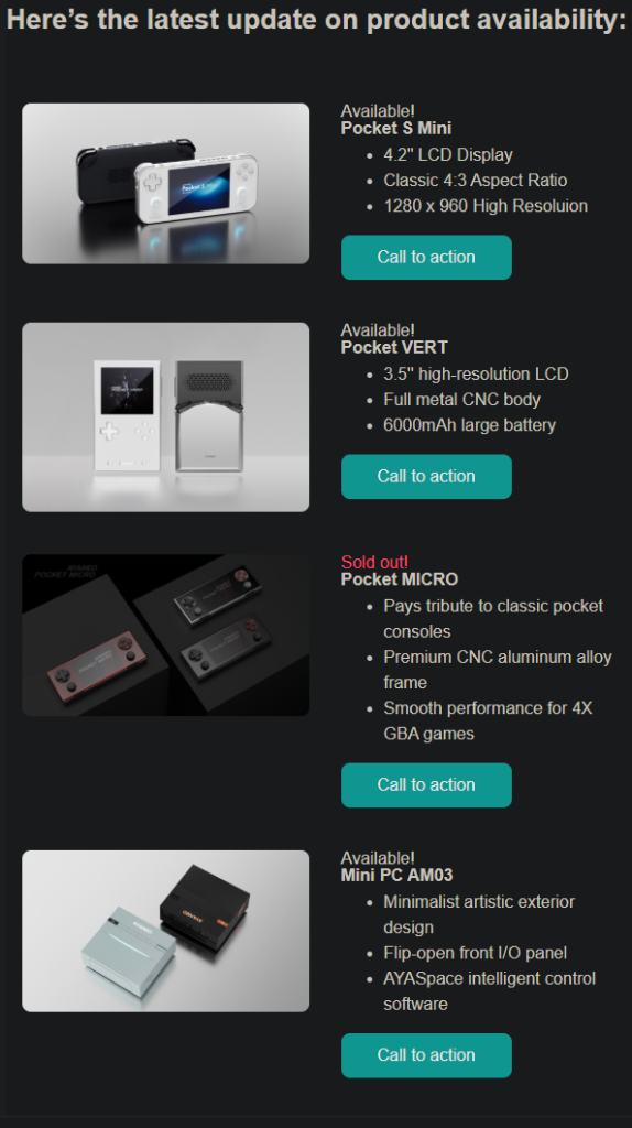 Product Availability #1