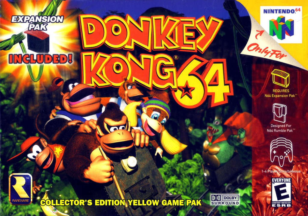 DK64 boxart | Retro Handhelds DK64 box
