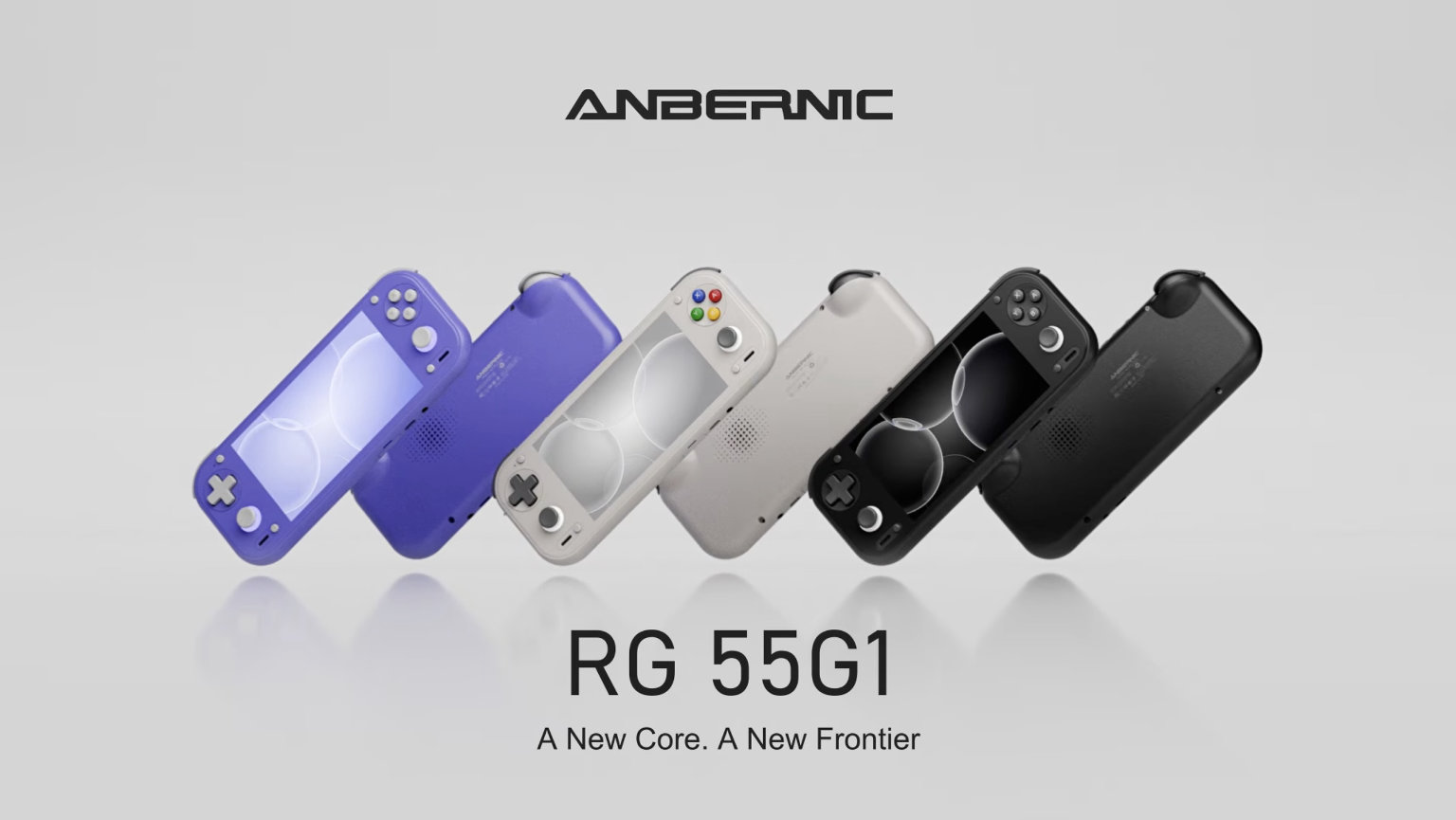 Anbernic RG 55G1 Color Options - Render | Retro Handhelds Anbernic RG 55G1 Color Options - Render