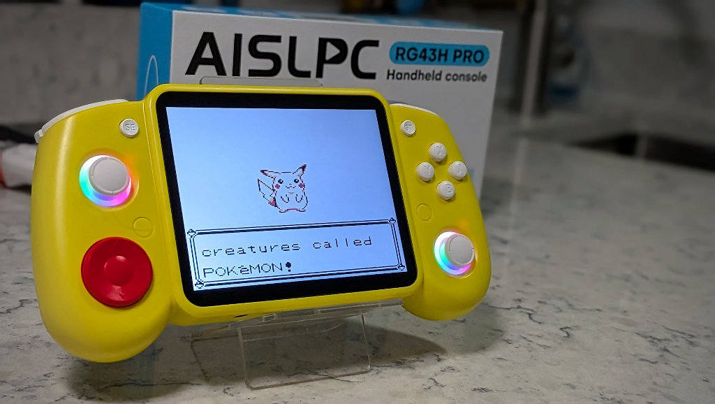 AISLPC_RG43H_Pro_Pikachu | Retro Handhelds AISLPC_RG43H_Pro_Pikachu
