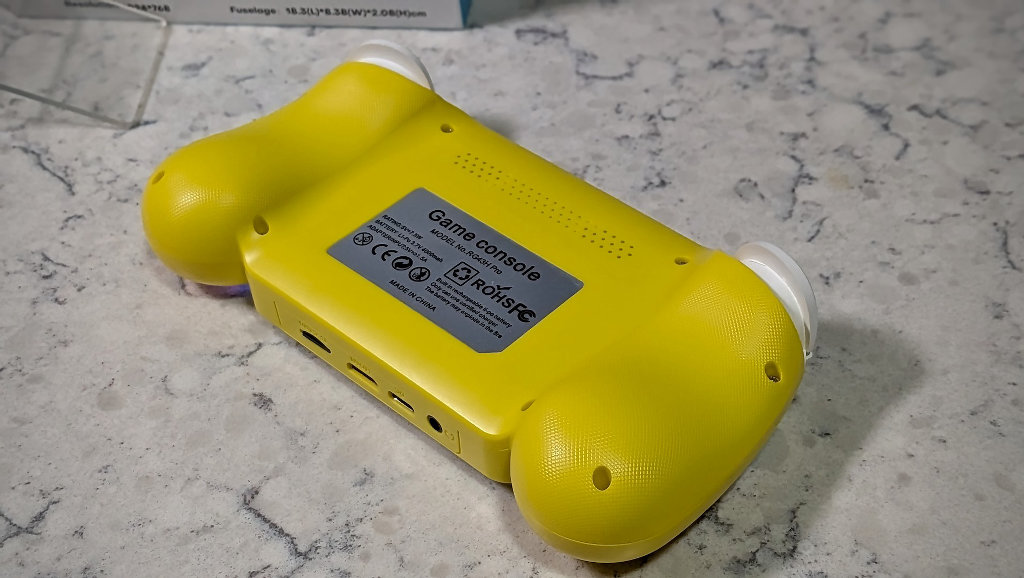 AISLPC_RG43H_Pro_Rear_Sticker | Retro Handhelds AISLPC_RG43H_Pro_Rear_Sticker