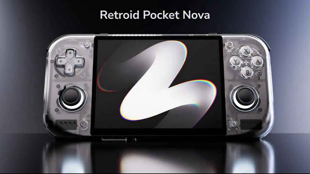 Retroid Pocket Nova Banner Render | Retro Handhelds Retroid Pocket Nova Banner Render