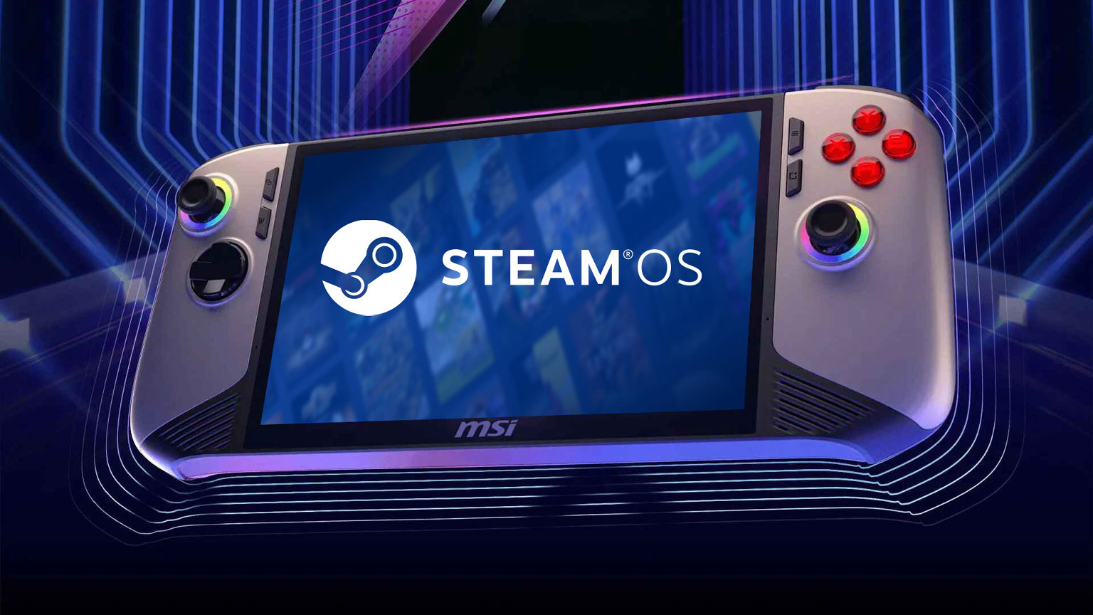 SteamOS Banner on MSI Claw 8 AI Plus | Retro Handhelds SteamOS Banner on MSI Claw 8 AI Plus