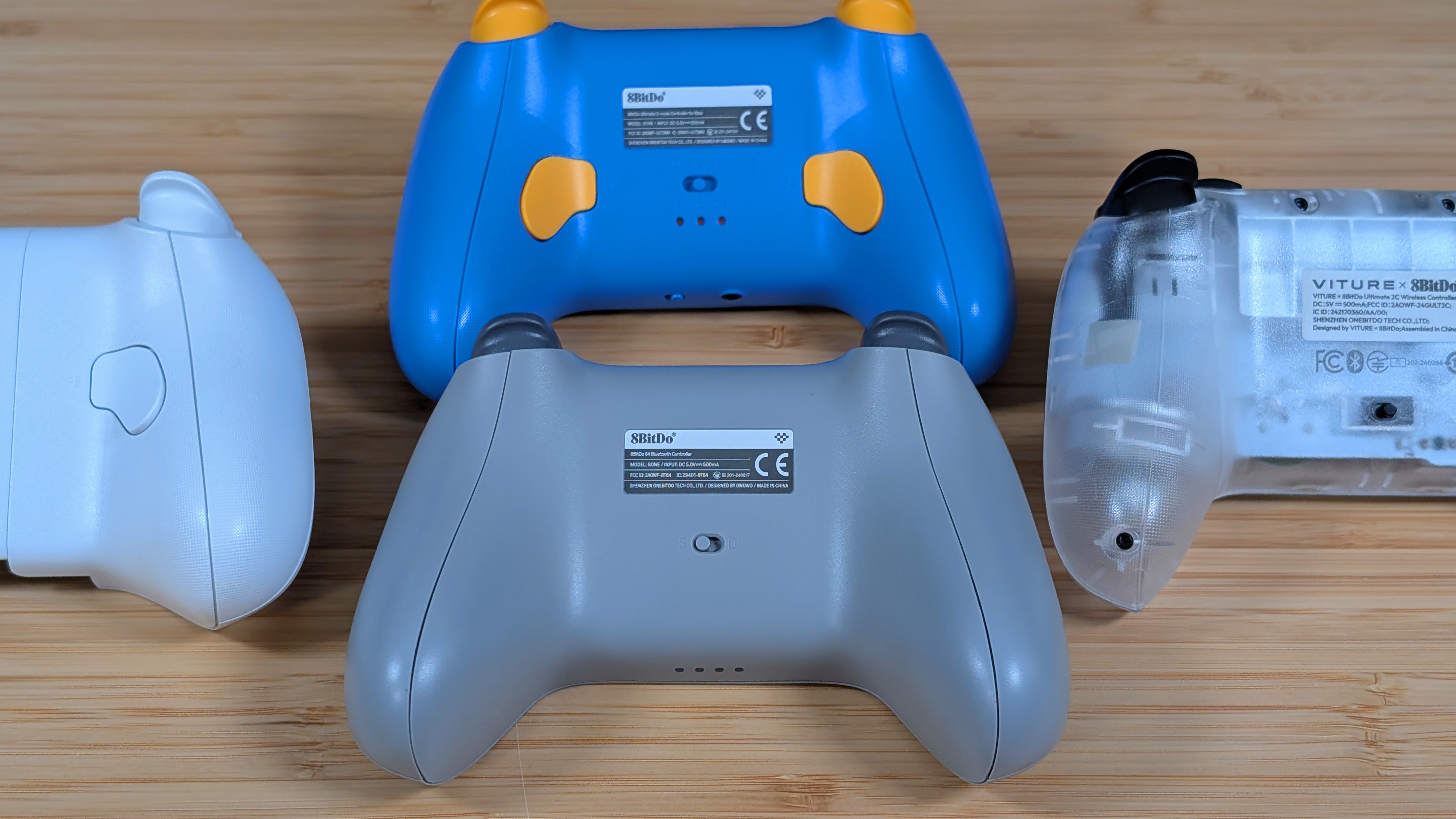 8BitDo 64 Back Ergonomics Shot