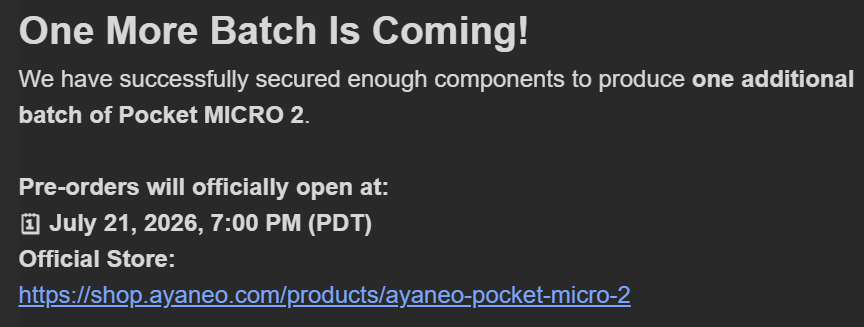 Pocket-Micro-2-Launch-Date-and-Timepng | Retro Handhelds Pocket Micro 2 Launch Date and Time