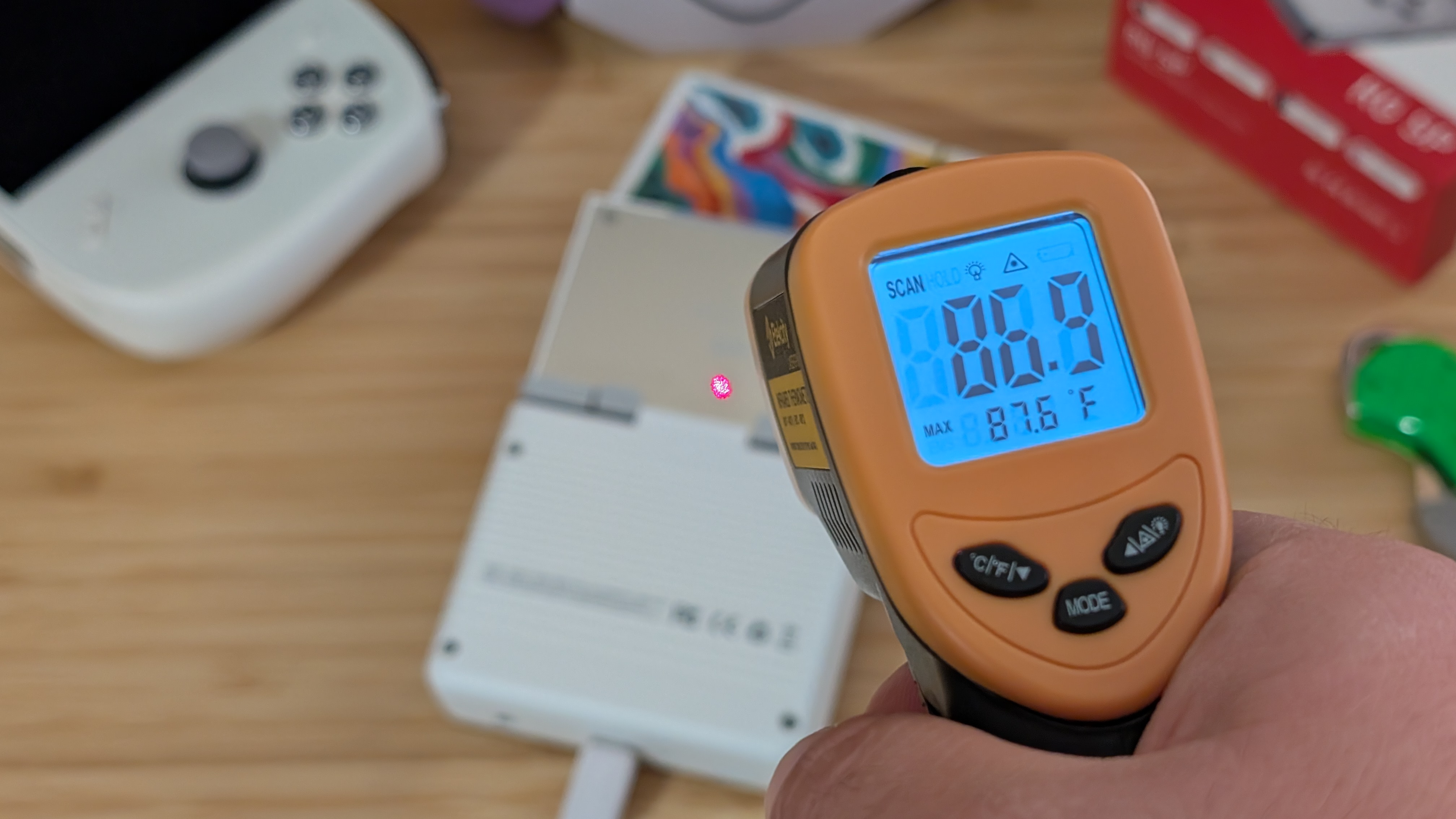 TrimUI Brick Pro Back Temps | Retro Handhelds TrimUI Brick Pro Back Temps