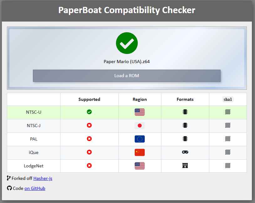 PaperBoat Compatibility Checker | Retro Handhelds PaperBoat Compatibility Checker